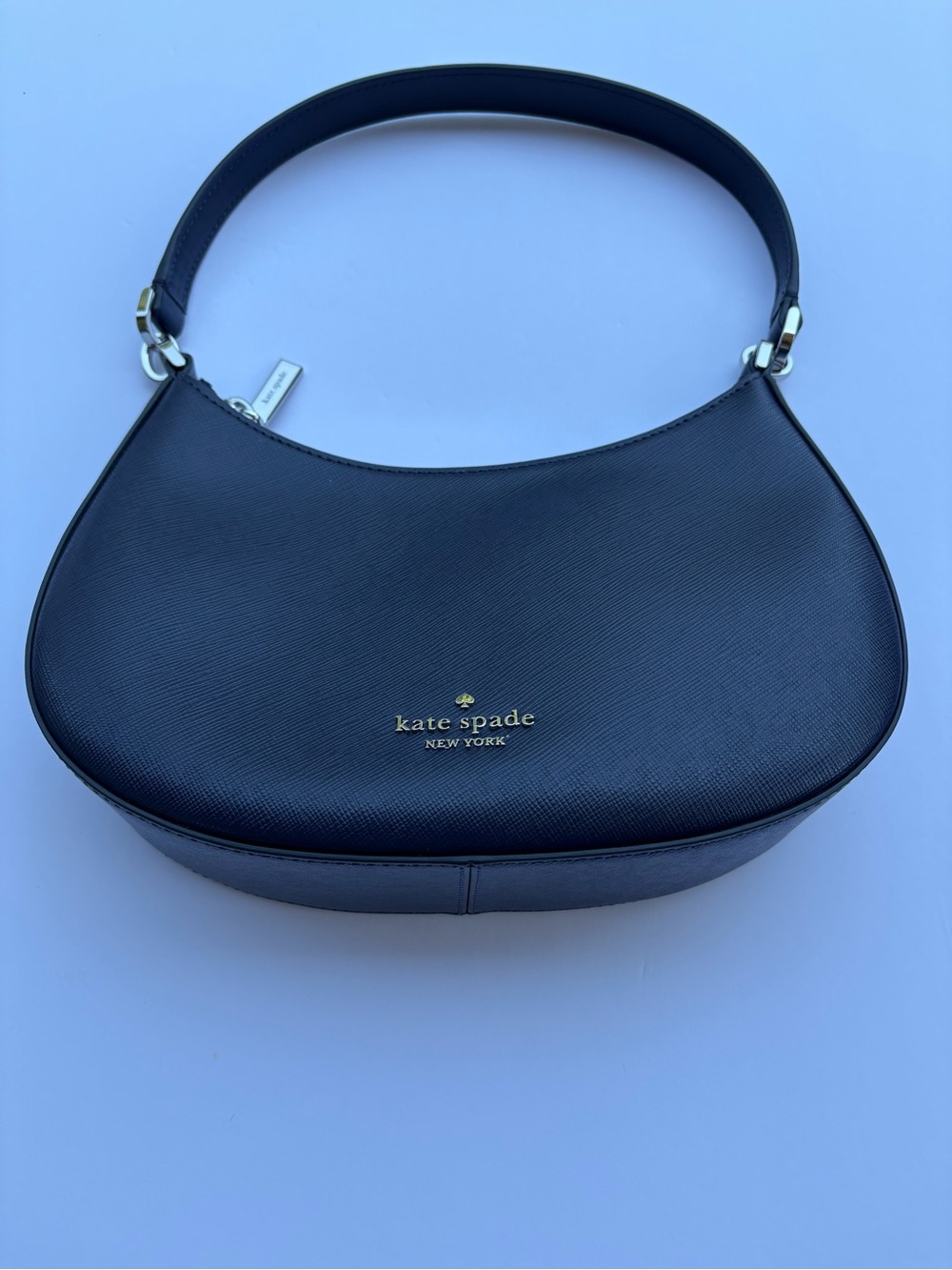 NWT kate spade Navy Saffiano Crescent Shoulder Bag